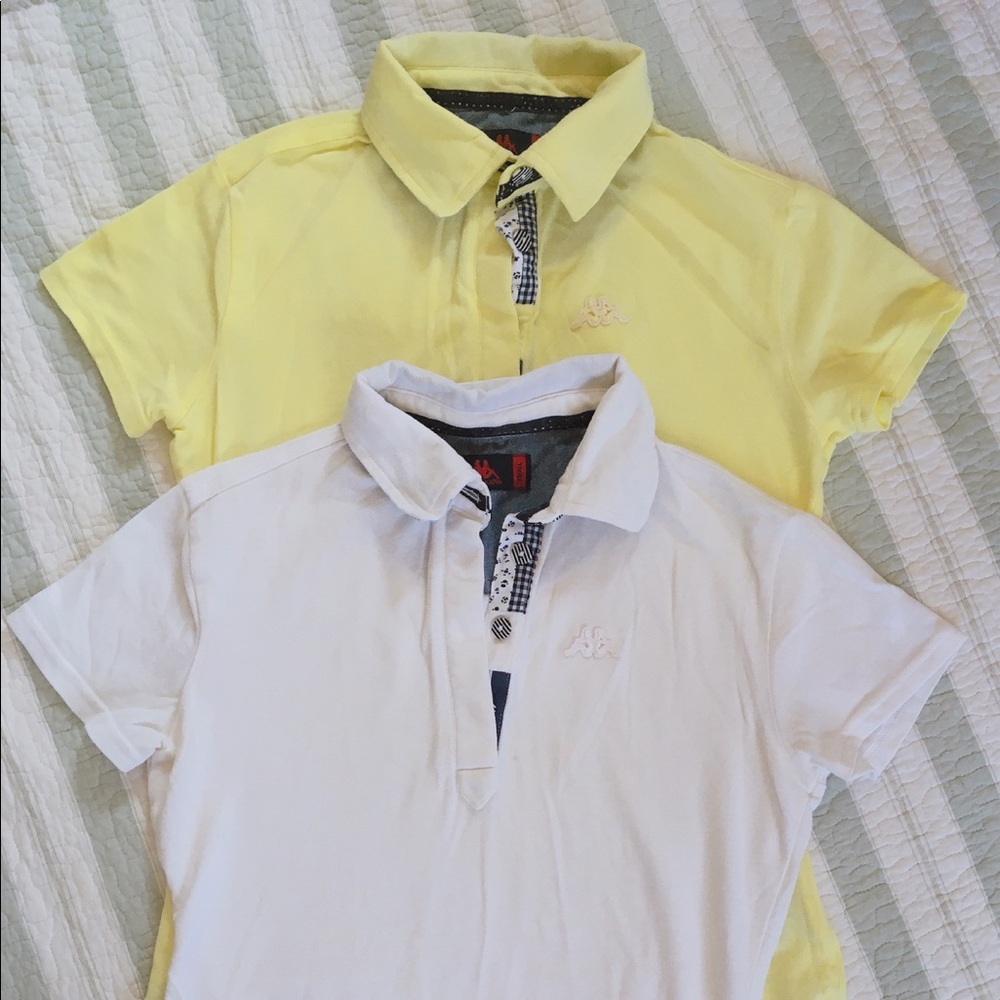 Kappa collared tennis short sleeve polo tee shirt